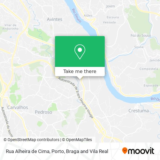 Rua Alheira de Cima map