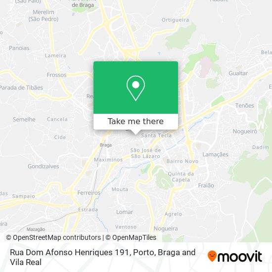 Rua Dom Afonso Henriques 191 map