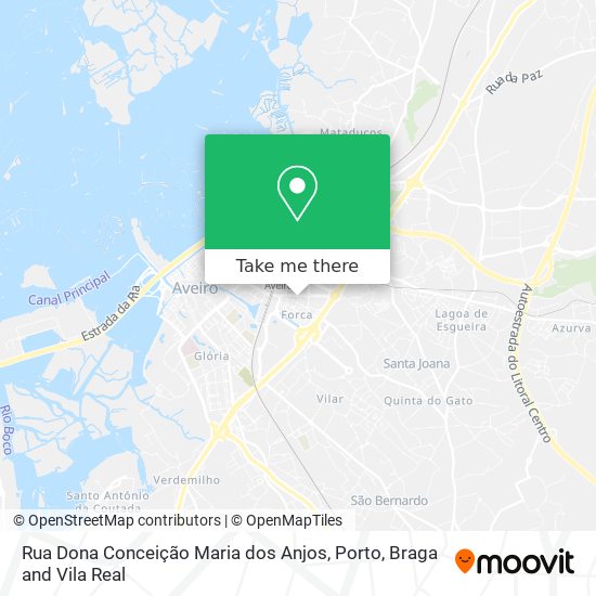 Rua Dona Conceição Maria dos Anjos map
