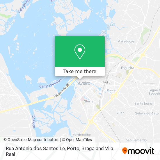 Rua António dos Santos Lé map