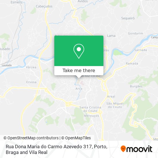 Rua Dona Maria do Carmo Azevedo 317 map