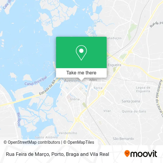 Rua Feira de Março map