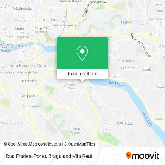 Rua Frades map