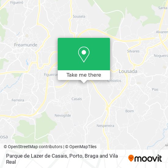 Parque de Lazer de Casais map