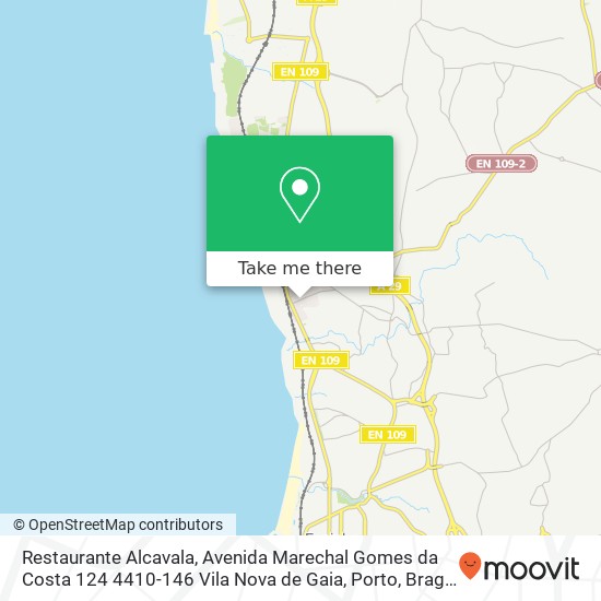Restaurante Alcavala, Avenida Marechal Gomes da Costa 124 4410-146 Vila Nova de Gaia map