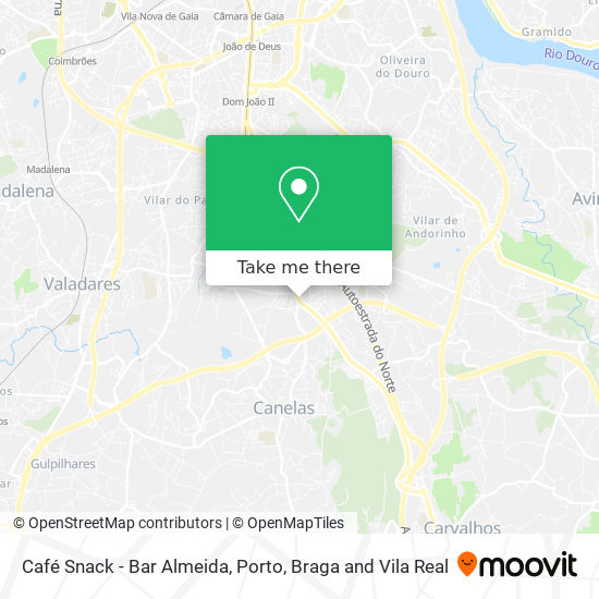 Café Snack - Bar Almeida map