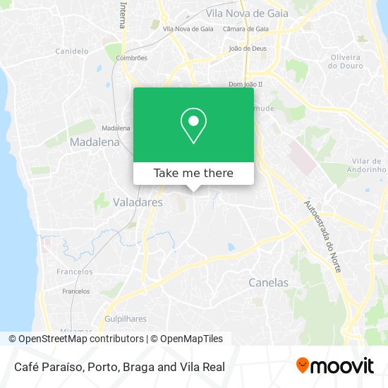 Café Paraíso map