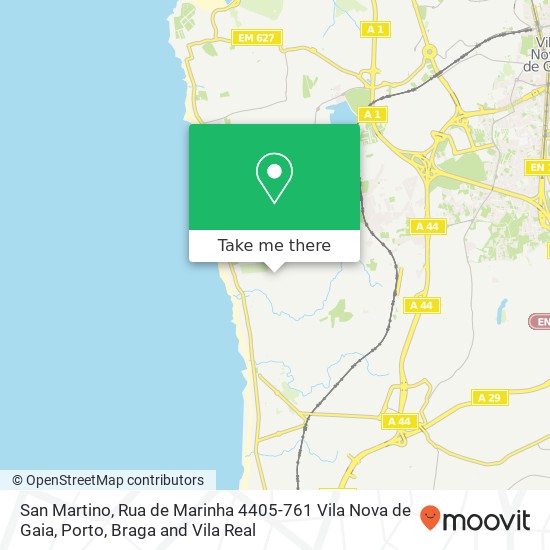 San Martino, Rua de Marinha 4405-761 Vila Nova de Gaia map