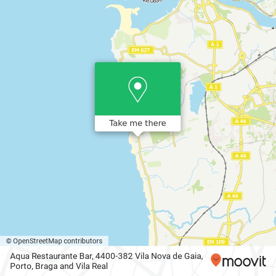 Aqua Restaurante Bar, 4400-382 Vila Nova de Gaia map