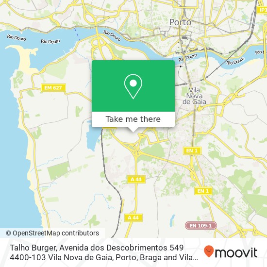 Talho Burger, Avenida dos Descobrimentos 549 4400-103 Vila Nova de Gaia map