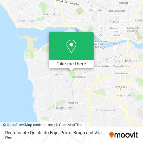 Restaurante Quinta do Fojo map