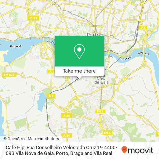 Café Hjp, Rua Conselheiro Veloso da Cruz 19 4400-093 Vila Nova de Gaia map