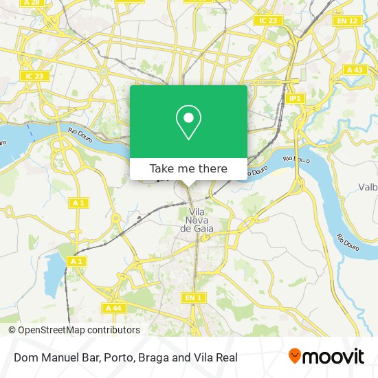 Dom Manuel Bar map