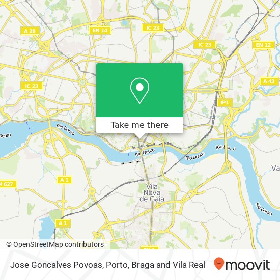 Jose Goncalves Povoas, Rua de Saraiva de Carvalho 31 4000-520 Porto map