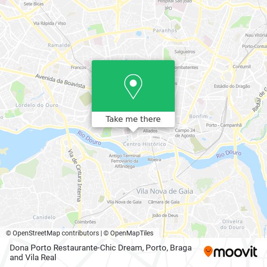 Dona Porto Restaurante-Chic Dream map