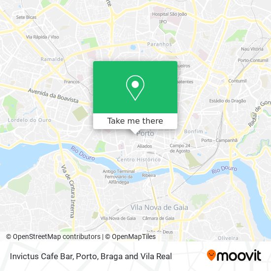 Invictus Cafe Bar map