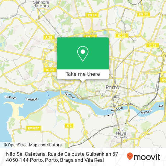 Não Sei Cafetaria, Rua de Calouste Gulbenkian 57 4050-144 Porto map