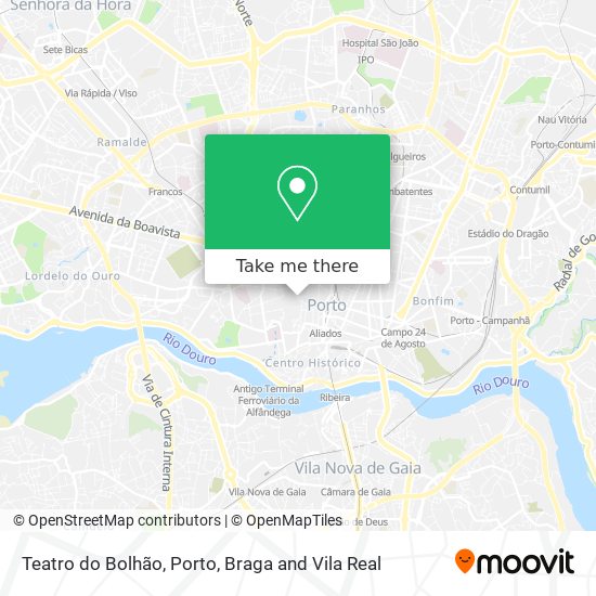 Teatro do Bolhão map