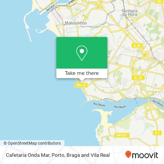 Cafetaria Onda Mar, Rua da Agra 102 4150-025 Porto map