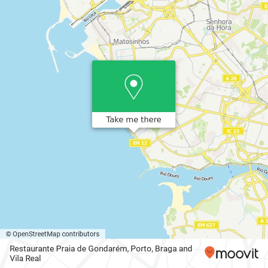 Restaurante Praia de Gondarém, Avenida do Brasil 4150-153 Porto map