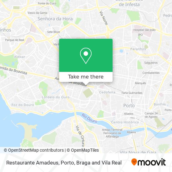 Restaurante Amadeus map