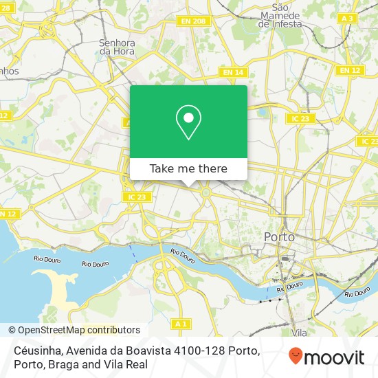 Céusinha, Avenida da Boavista 4100-128 Porto map