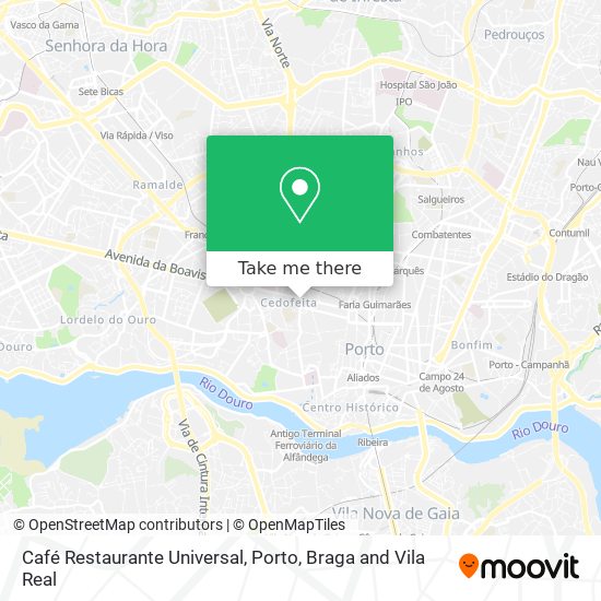 Café Restaurante Universal map