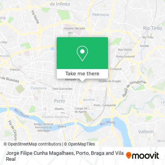 Jorge Filipe Cunha Magalhaes map