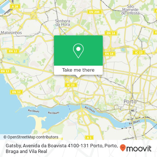 Gatsby, Avenida da Boavista 4100-131 Porto mapa
