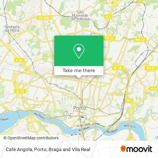 Café Angola mapa