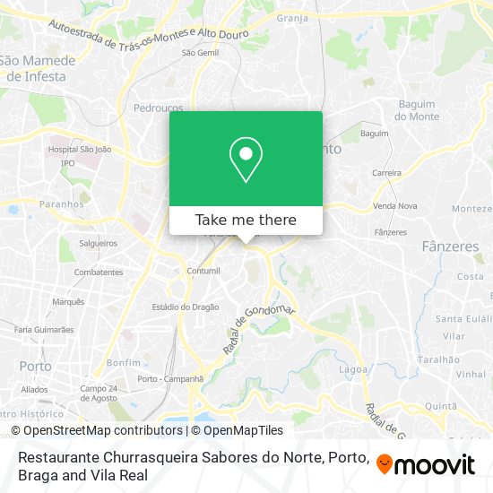 Restaurante Churrasqueira Sabores do Norte map