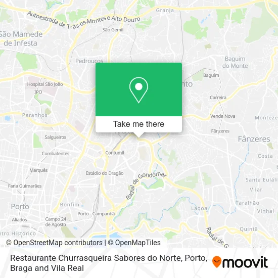 Restaurante Churrasqueira Sabores do Norte map