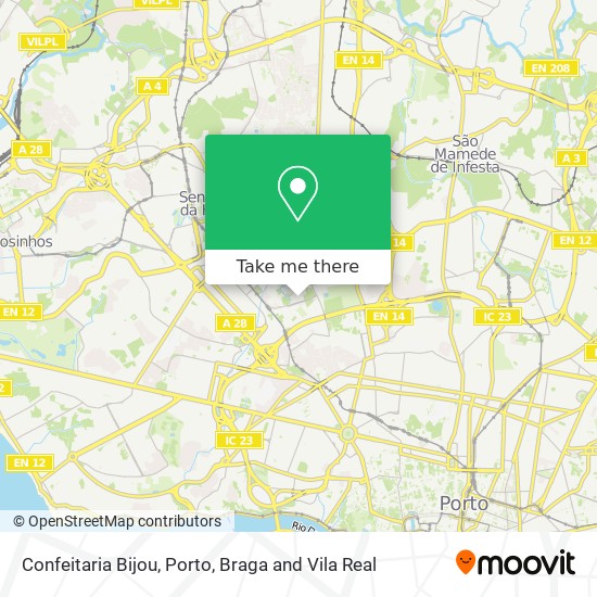 Confeitaria Bijou map