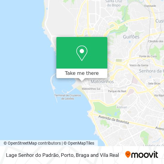 Lage Senhor do Padrão mapa
