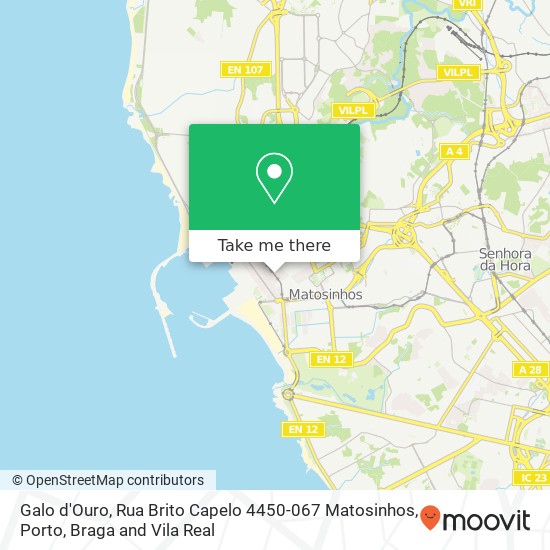 Galo d'Ouro, Rua Brito Capelo 4450-067 Matosinhos map