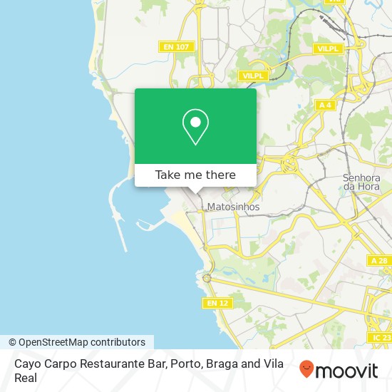 Cayo Carpo Restaurante Bar, Rua de Roberto Ivens 547 4450-254 Matosinhos map