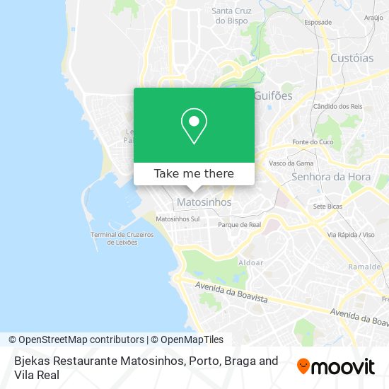 Bjekas Restaurante Matosinhos map
