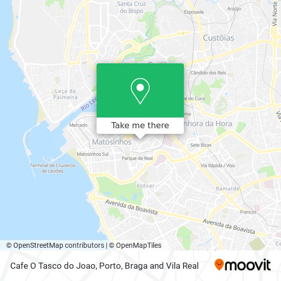 Cafe O Tasco do Joao map