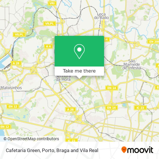 Cafetaria Green map