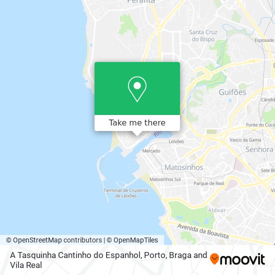 A Tasquinha Cantinho do Espanhol mapa