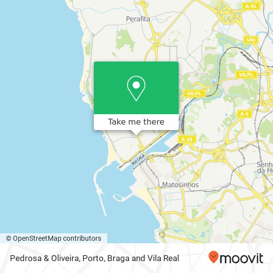Pedrosa & Oliveira, Avenida Combatentes da Grande Guerra 715 4450-701 Matosinhos map