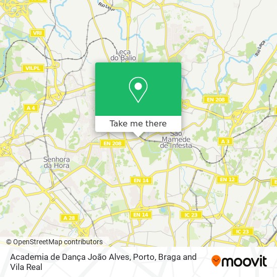 Academia de Dança João Alves map