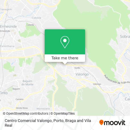 Centro Comercial Valongo map