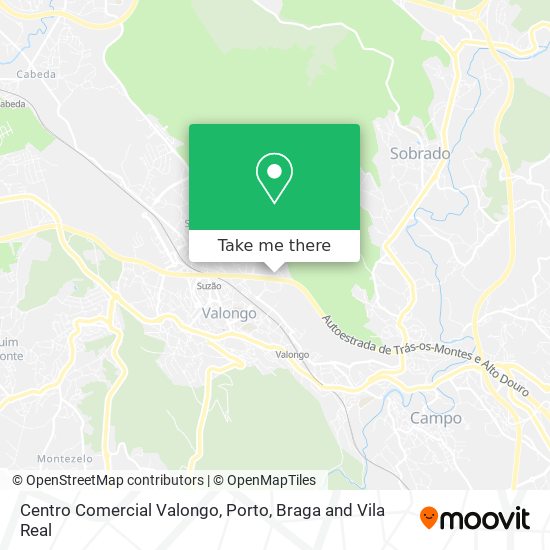 Centro Comercial Valongo map