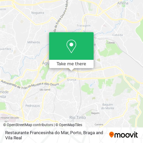 Restaurante Francesinha do Mar map