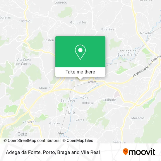 Adega da Fonte map