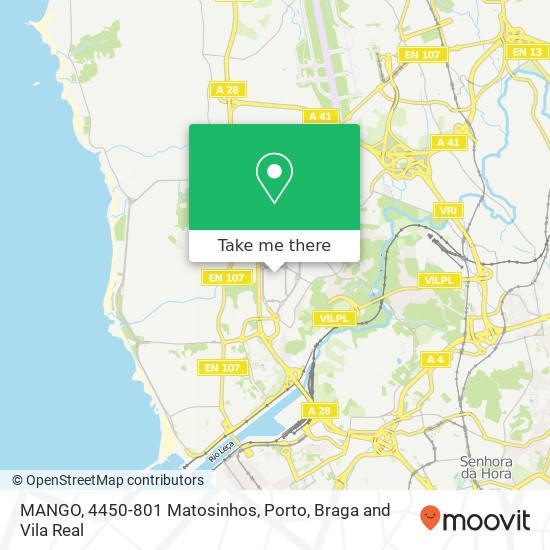 MANGO, 4450-801 Matosinhos map