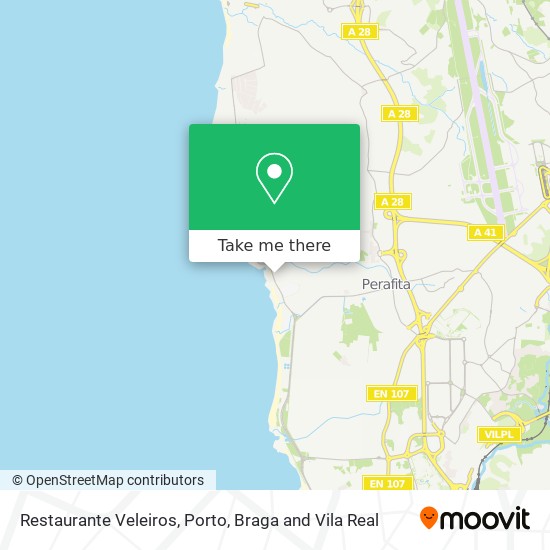 Restaurante Veleiros map