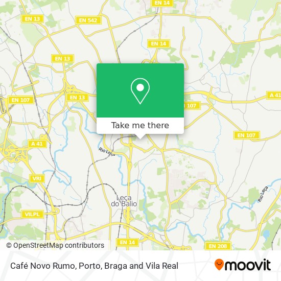 Café Novo Rumo map