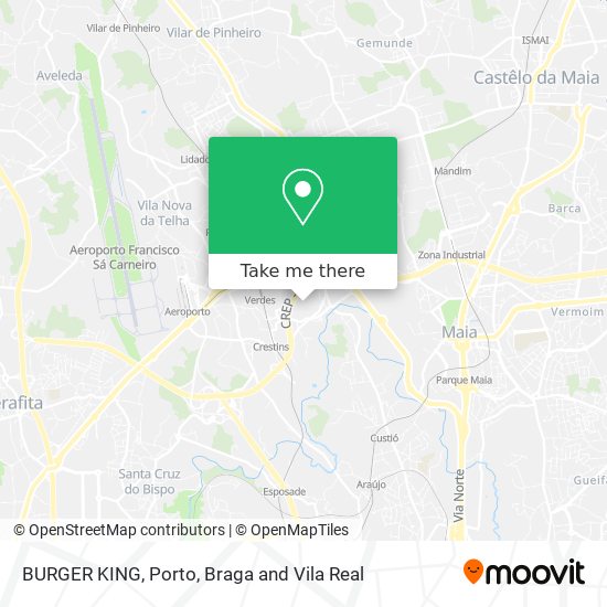 BURGER KING map